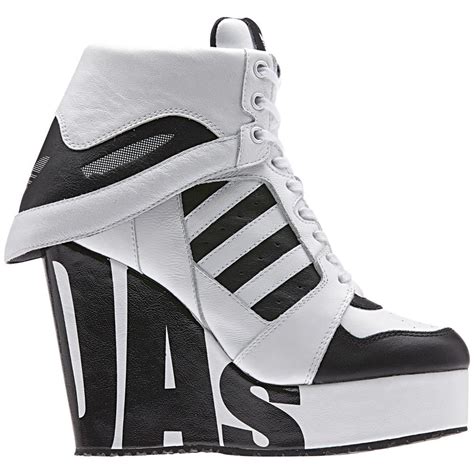 adidas JS Streetball Plateau Jeremy Scott Weiß Schwarz (Damen)